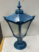 Resale Victorian traditional cast iron pier light for flat pier caps 0.83m (RSH851)