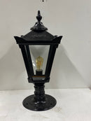 Luminaire de jetée traditionnel victorien en fonte pour chapeaux de jetée plats 0,7 m (H051)