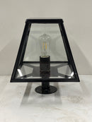 Borne lumineuse contemporaine en acier galvanisé 0,38m (BRP2)