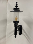 Applique murale de style géorgien en fonte et acier 0,94m (H441)