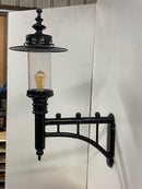 Applique murale de style géorgien en fonte et acier 0,94m (H441)