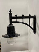 Klassische Wandleuchte im Eisenbahnstil aus Gusseisen und Stahl 0,62 m (H341)