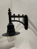 Klassische Wandleuchte im Eisenbahnstil aus Gusseisen und Stahl 0,62 m (H341)