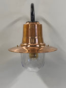 Resale Vintage tear drop wall light in copper and 0.46m (RSH345C)