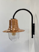 Resale Vintage tear drop wall light in copper and 0.46m (RSH345C)