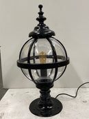 Luminaire globe victorien en fonte pour chevêtres plats 0,79m (H251)