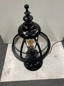 Luminaire globe victorien en fonte pour chevêtres plats 0,79m (H251)