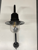 Resale Vintage tear drop wall light in galvanised steel 0.91m (RSH346)