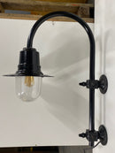 Resale Vintage tear drop wall light in galvanised steel 0.91m (RSH346)