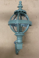 Applique globe victorienne en fonte avec bras décoratif 0,59m (H243)