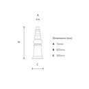Traditional pedestal column 0.79m (LC013)