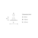 Traditional pier top with 60mm pipe (PM001)