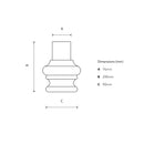 Traditional cast iron reducer 90mm to 76mm (RE001)