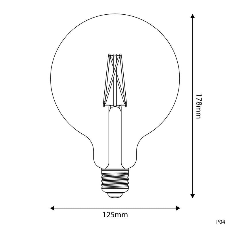 Ampoule LED Effet Porcelaine E27 7W 2700K (BBP04)