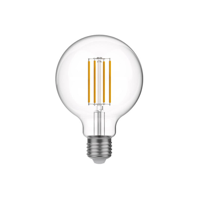 LED-Glühbirne, klar, Edison, E27, 7 W, 2700 K (BBT02)