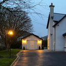 Contemporary lamp post in galvanised steel 2.7m in height.