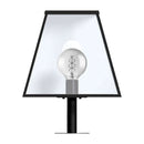 Contemporary pier light in galvanised steel 0.53m in height.