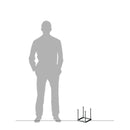 Medium foundation frame, 150mm square in galvanised steel (FF02)