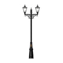 Victorian style large double headed lamp post 3.3m (H032)