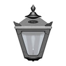 Victorian traditional cast iron bulkhead light 0.37m in height.
