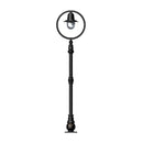 Classic railway style lamp post in cast iron and steel 1.49m in height.