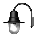 Vintage tear drop wall light in galvanised steel 0.46m in height.