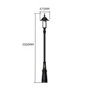 Georgian style lamp post in cast iron and steel 3.5m in height.