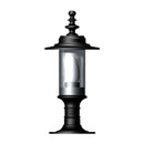 Georgian style pier light in cast iron and steel 0.45m in height for flat piers.