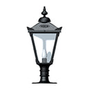 Victorian traditional cast iron pier light 0.83m in height for flat pier caps.