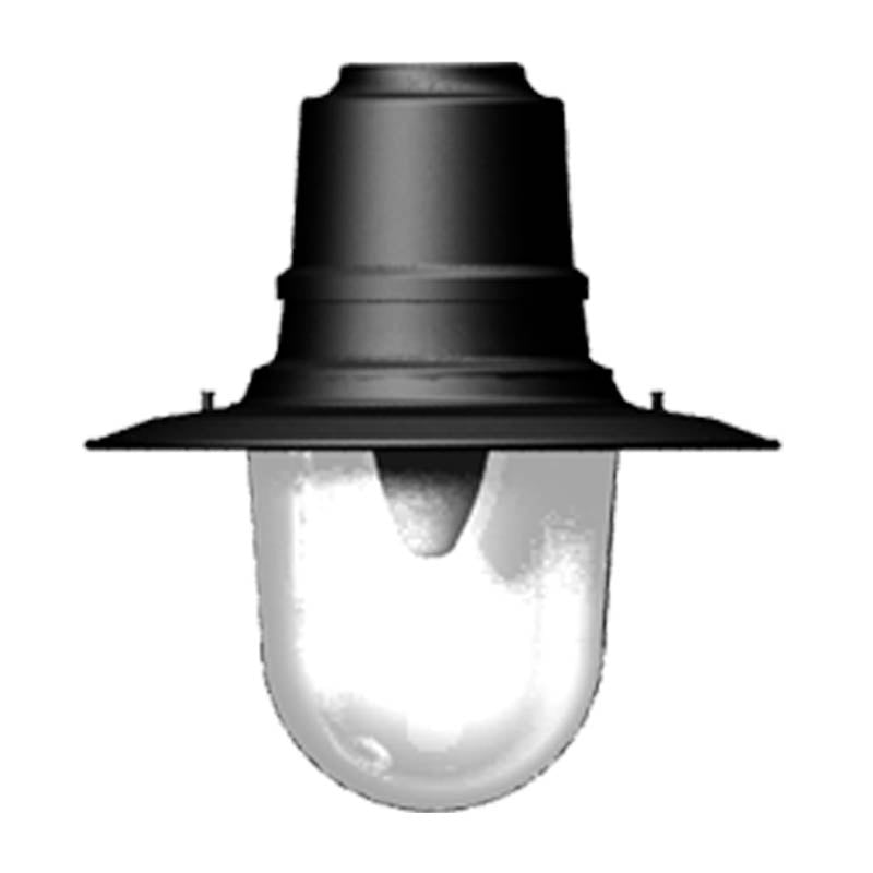 Traditional tear drop lantern in aluminium 0.33m